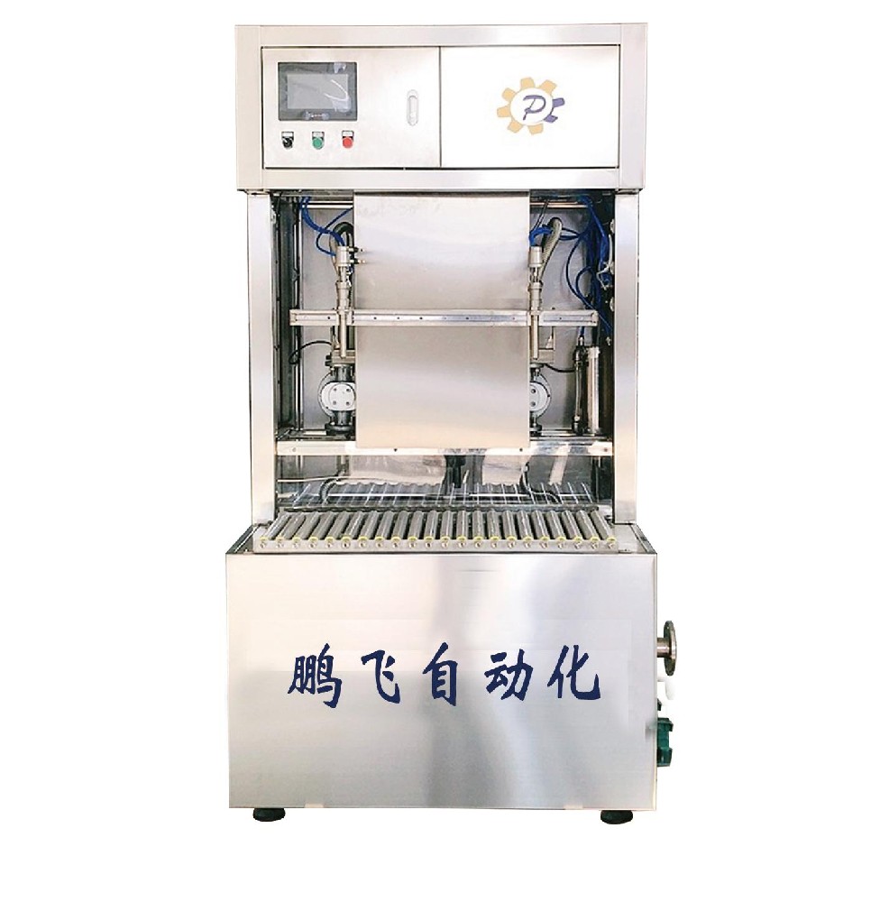 半自动双头油脂灌装机（中包）